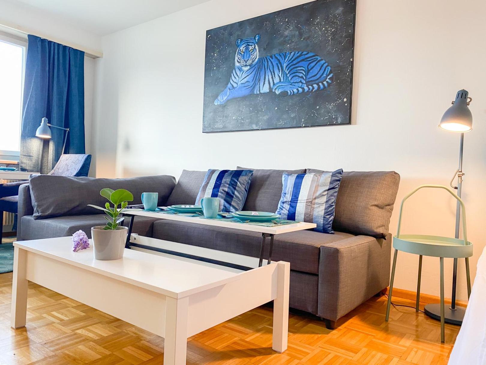 Special Blue Tiger Apartment Basel, Messe Kleinbasel 10-Star Zewnętrze zdjęcie