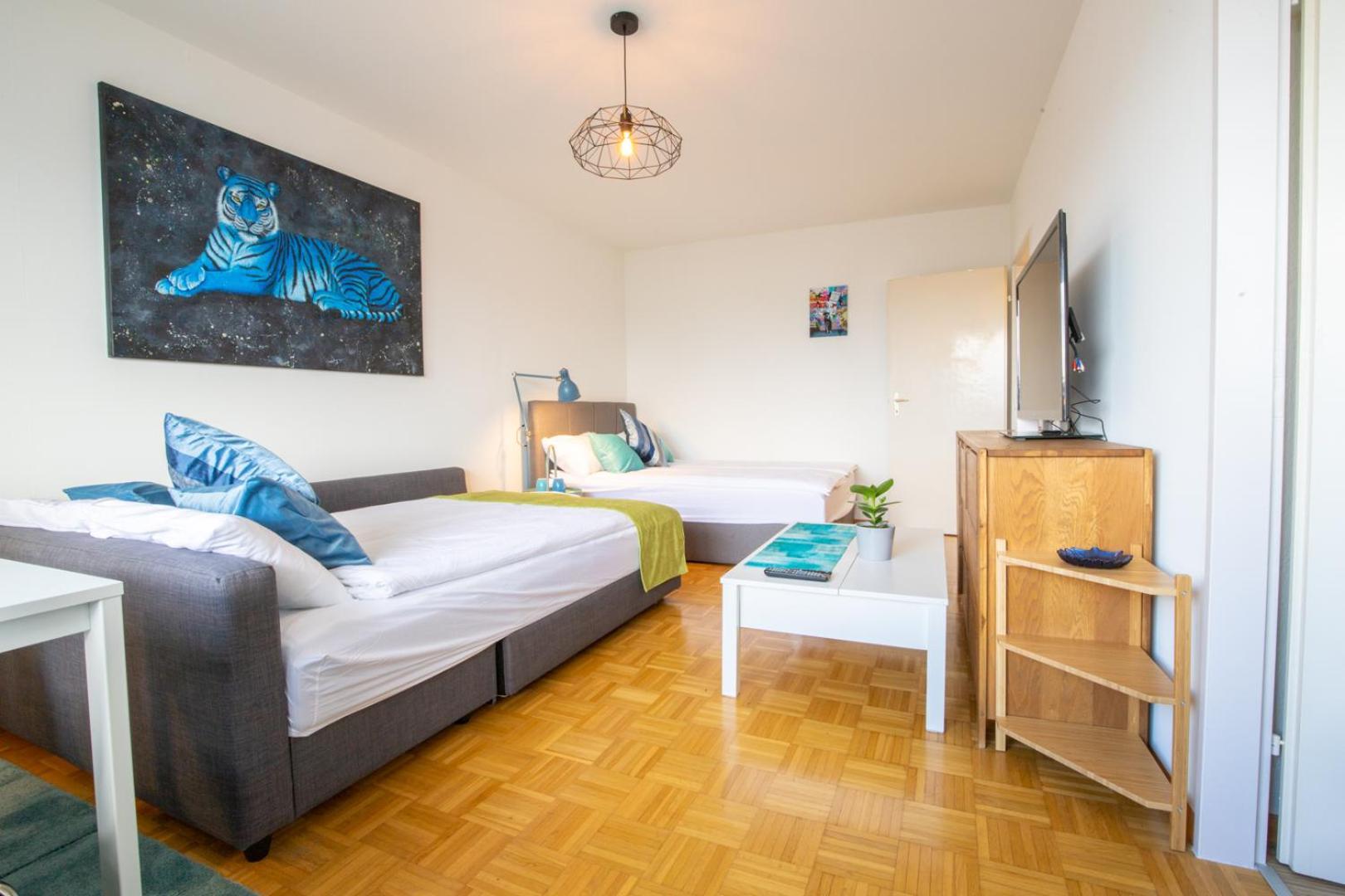 Special Blue Tiger Apartment Basel, Messe Kleinbasel 10-Star Zewnętrze zdjęcie