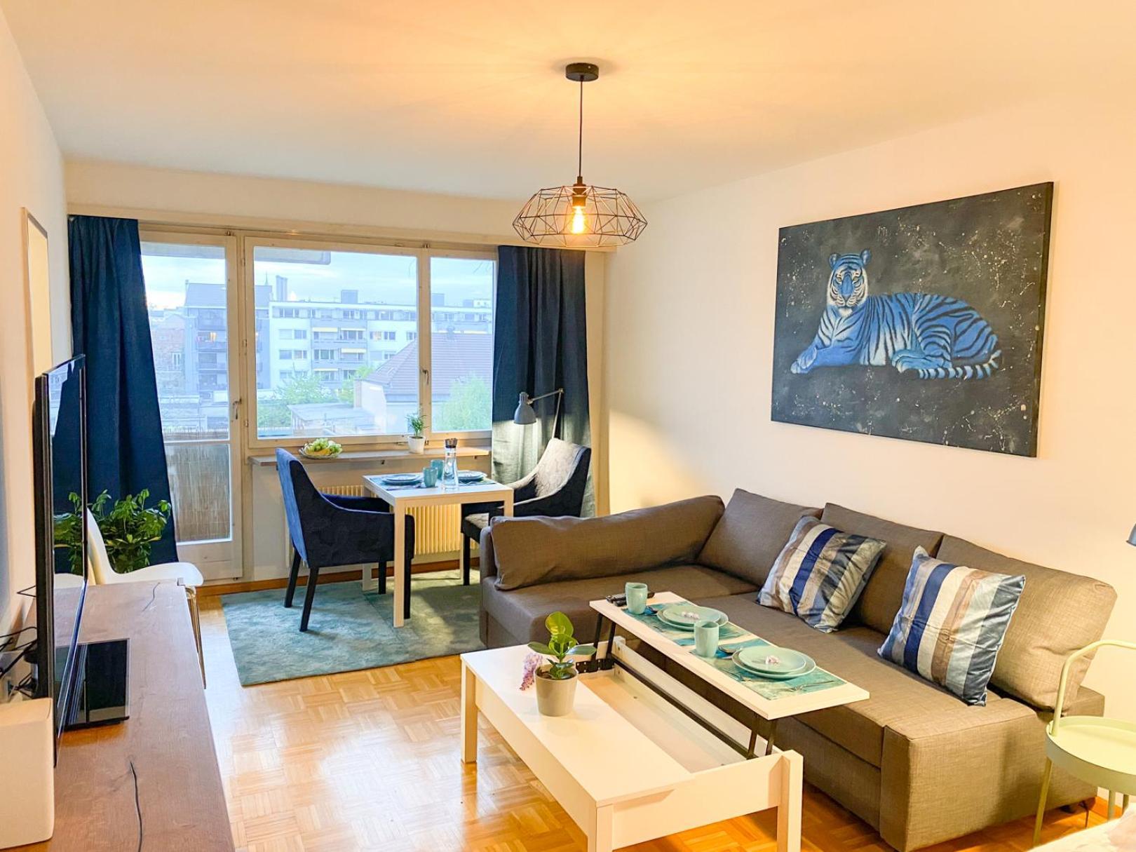 Special Blue Tiger Apartment Basel, Messe Kleinbasel 10-Star Zewnętrze zdjęcie